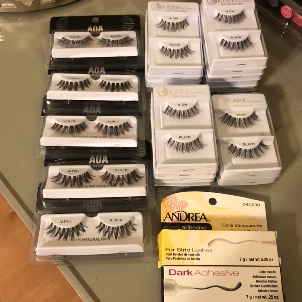 False Lashes & Lash Glue